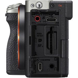 A7CR Silver Mirrorless <b>Camera</b> Bundle 28-200mm F/2.8-5.6 Lens UV <b>Filter</b> 128GB Memory Card Battery Charger 6-Piece Used Digital - Product Image 1