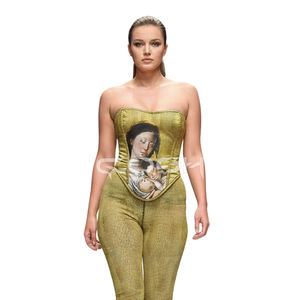 Mom Feeding Printed <b>Corset</b> With Matching Leggings <b>Body</b> <b>Shaper</b> Strapless Slim Fit <b>Corsets</b> Manufacturer - Product Image 1