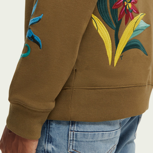 Sweat-Shirt uni à manches longues en coton de haute qualité, vente en gros, Sweat-Shirt brodé - Product Image 6