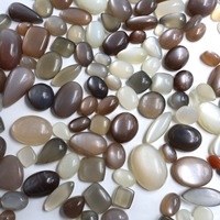 Vente en gros Cabochon pierre de lune grise mélange taille et forme pierre de lune pierre précieuse en vrac pour la fabrication de bijoux pierre de lune