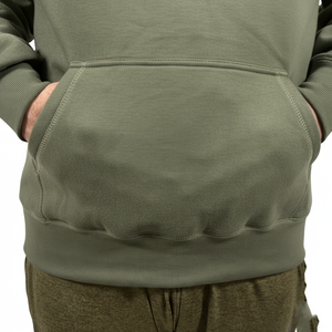 เสื้อฮู้ดผู้ชายผ้าฟลีซพิมพ์ลายปัก ระบายอากาศได้ดี ใส่สบาย แขนยาว ทรงโอเวอร์ไซส์ ไซส์ใหญ่พิเศษ สำหรับฤดูหนาว - Product Image 5