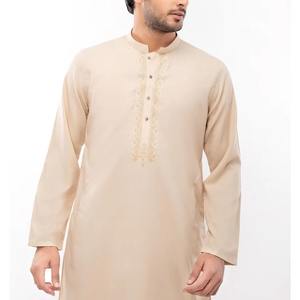 Nuevo Conjunto de Salwar Kameez para Hombre, Productos de Tendencia al por Mayor 2026, Último Estilo, Salwar Kameez Bordado Personalizado para Hombre en Venta - Product Image 4