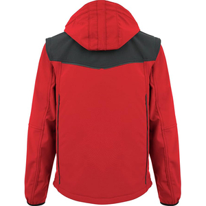 Nueva moda personalizada Soft Shell Windbreaker a prueba de viento impermeable cálido Softshell chaqueta de los hombres chaquetas con capucha - Product Image 2