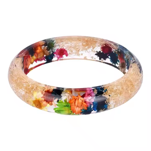 Brazaletes de resina, diseño de tamaño personalizado, venta al por mayor, pulseras de pulsera para hombres, mujeres y niñas, joyería de moda de lujo - Product Image 1