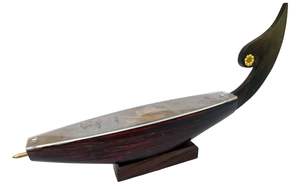 Caja de especias redonda de madera con compartimentos - Product Image 5