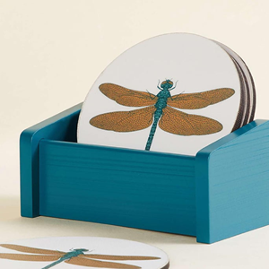 Sous-verres opulents en bois de thé fabriqués à partir de bois dur massif avec des bases antidérapantes, polies pour briller, disponibles en vrac vente en gros - Product Image 5