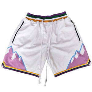 Pantalones cortos de malla de secado rápido de calidad profesional para hombre, estilo informal de algodón 100% para entrenamiento, gran oferta, estampado personalizable - Product Image 1