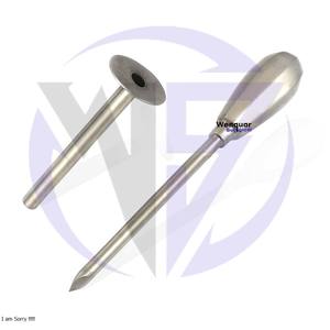 Trocar y cánula de acero inoxidable para el control de la hinchazón en el ganado Fabricante de instrumentos veterinarios Precio al por mayor directo de fábrica - Product Image 1