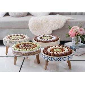 Forme personnalisée nacre travail chocolat bol de service de table mariage anniversaire anniversaire décoration de table chocolat - Product Image 4