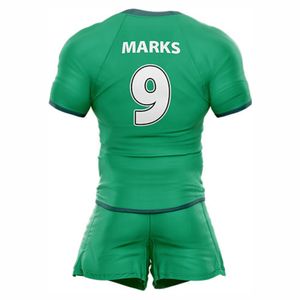 Uniformes de rugby personalizables Diseño de conjunto transpirable con impresión de logotipo personalizado para equipos - Product Image 3