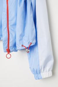 Wholesale <b>Women</b> <b>Windbreaker</b> Jacket Nylon Active Wear Zipper <b>Women</b> Summer Nylon Two Tone <b>Windbreaker</b> Jacket With Pants Tracksuit - Product Image 5