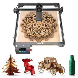 Grabador Láser de Diodo Longer Ray5 5W/10W/20W Tipo Gantry CNC para Acrílico y Madera, Alta Precisión, Control USB, Refrigeración por Aire, Nuevo - Product Image 2