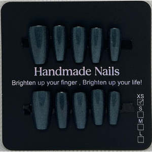 Unghie artificiali color smeraldo (XSmall) - Product Image 1