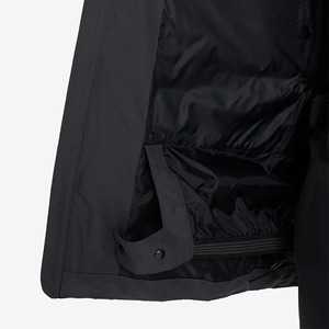 Combinaison de ski d'hiver décontractée pour hommes col montant imperméable à l'eau Sports de montagne en plein air doublure polaire chaude toile poche avant zippée - Product Image 5