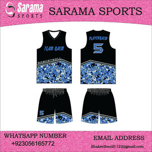 Uniformes respirables sublimés par personnalisation de basket-ball de maille AVEC le LOGO et la CONCEPTION faits sur commande, - Product Image 6