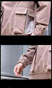 Venta al por mayor OEM logotipo personalizado con capucha Casual ropa de calle de los hombres de 2 piezas conjunto cortavientos de moda Chándal Joggers conjunto - Product Image 6