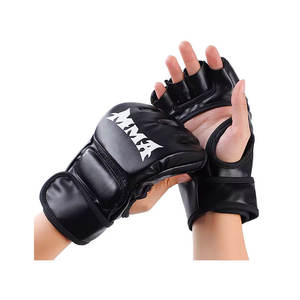 MMA Fighting Training Thai Demi Doigt Vente à Chaud Bonne Qualité Arts Martiaux Professionnels Personnalisés Adultes Sparring - Product Image 2