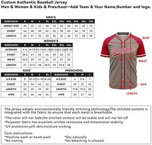 เสื้อเบสบอลแขนสั้นมีกระดุมใหม่เสื้อกีฬาพิมพ์ลายไซส์ใหญ่พิเศษหมายเลขชื่อเสื้อสำหรับเล่นซอฟต์บอล - Product Image 6