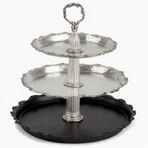 TriTartStand Lightweight 2-<b>Tier</b> <b>Cake</b> <b>Stand</b> in Marble White Ins Style Home Decor for Weddings and Parties <b>Cake</b> Tools - Product Image 1