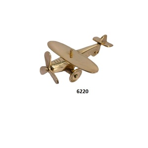Exhibición de Avión vintage antiguo superventas para el hogar y la mesa de oficina, artículo decorativo con acabado dorado, brillante y brillante - Product Image 4