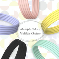 Cable de Carga para iPhone con Certificación MFI de Silicona Suave, Cable USB Resistente a Enredos para Dispositivos iOS y Teléfonos Móviles