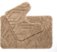 Nouvelles idées de produits 2022 Tapis de salle de bain et ensemble de tapis de bain en coton écologique antidérapant et tufté