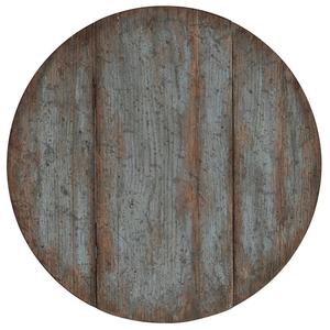 Table d'appoint pliable en bois de manguier antique rustique avec jambes sculptées en détresse meubles de chambre à coucher de salon traditionnels - Product Image 4