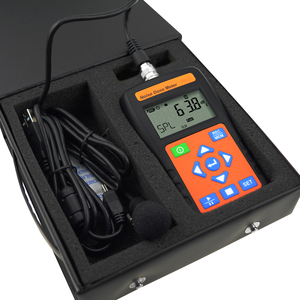 Chuyên nghiệp kỹ thuật số Tiếng ồn dosimeter & mức độ âm thanh mét với PC dữ liệu đăng nhập A/C/Z tần số weighting 1000K bài đọc (OEM) - Product Image 4