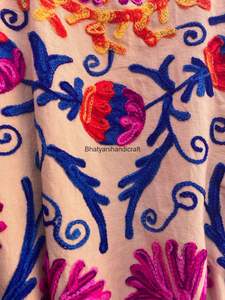 Venta caliente Vintage Beach Wear Dress Suzani Chaqueta acolchada de algodón bordado con cintura natural Estilo casual ecológico - Product Image 6