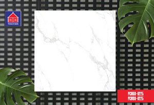 กระเบื้องพอร์ซเลนเนื้อด้านลายหินอ่อนสีขาวขนาด60x60สำหรับห้องนั่งเล่นสไตล์ยุโรปจากโรงงานเวียดนาม - Product Image 5