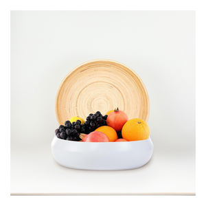 Tazón de Bambú Natural Tejido a Mano, Ecológico, Duradero y Ligero, para Fiestas, Modelo TS2008, Artesanía de Vietnam - Product Image 1