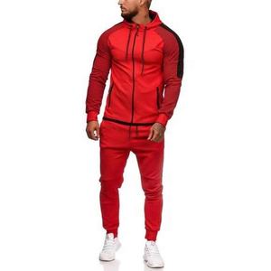 Venta al por mayor de fábrica de chándal de diseño personalizable Servicio de calidad superior Fabricación de ropa de entrenamiento personalizada Sudadera con capucha con cremallera para hombre - Product Image 1