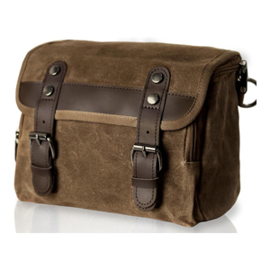 Sac de selle vintage en toile imperméable et respirant pour moto Sac de réservoir Sac de rangement latéral pour guidon Sac de messager pour motards - Product Image 1