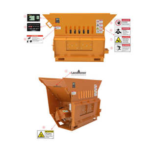 Cucharón triturador industrial para minicargadoras, para bloques de hormigón, asfalto y ladrillos - Product Image 2