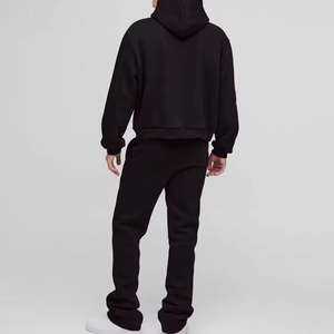 Tracksuit for Men's Customize Oversized <b>Zip</b> up <b>Hoodies</b> and Jogger Outerwear Set Flared Sweatpants Hoodie - Product Image 5