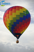 Outil de promotion extérieur accrocheur de décor gonflable de publicité de montgolfière