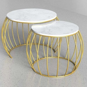 Simple salon maison Table basse Table nordique Simple moderne créatif petit appartement Table basse en marbre - Product Image 3