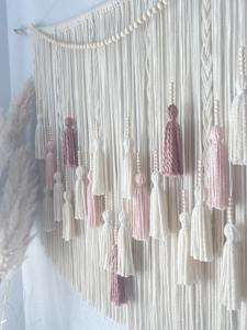 Tapiz de Macramé Grande para Decoración de Paredes de Dormitorio, Ofrece un Estilo Artístico Elegante y una Mejora Acogedora del Interior, Procedente de la India - Product Image 3