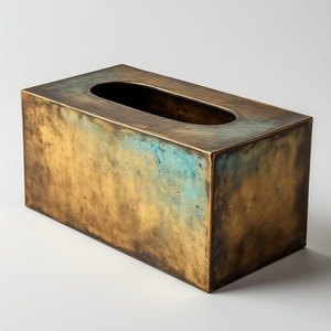 Boîte à mouchoirs en métal carrée moderne avec taille et couleur personnalisables, design durable et portable pour la maison, l'hôtel, le bureau - Product Image 3