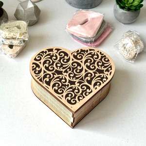 Boîte de rangement décorative artisanale en bois Vente chaude Cadeaux et artisanat Boîtes en bois Signes muraux fabriqués en Inde - Product Image 5