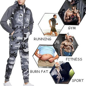 Hombres Poliéster Fleece Slim Fit Gym Wear Jogger Sets Conjunto de dos piezas Sleav completo con capucha Chándal personalizado Hombres subido por Dress Sports - Product Image 5