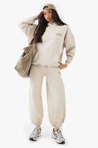 Nouvelle pierre personnalisée épaule tombante femmes sweat à capuche imprimé surdimensionné anti-rides et respirant sweats à capuche femmes sweat à capuche zippé - Product Image 3