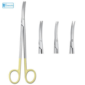 กรรไกรผ่าตัดแบบแมนนวลสำหรับ metzenbaum-Nelson พื้นฐานเครื่องมือผ่าตัดสแตนเลส - Product Image 1