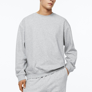 Venta al por mayor personalizado hombres pulóver sudadera polar impreso cuello redondo con logotipo bordado para el invierno - Product Image 4