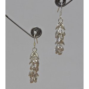 Boucles d'oreilles en argent sterling 925 avec zircon cubique naturel Cadeau idéal pour elle avec crochet Petite boucle d'oreille-Modèle E0060-GS - Product Image 6