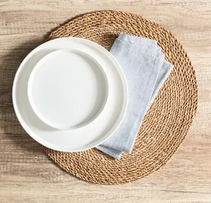 Nuevo producto, manteles redondos de algas marinas para centros de mesa de comedor, decoración hecha a mano de fábrica directa, Vietnam, OEM Seagrass - Product Image 4