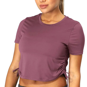 Wholesale <b>Top</b> Quality <b>Women</b> Crop <b>Top</b> T-Shirts Unique Style Summer New Fashion <b>Women</b> Crop <b>Top</b> T-Shirt <b>for</b> Sale - Product Image 1
