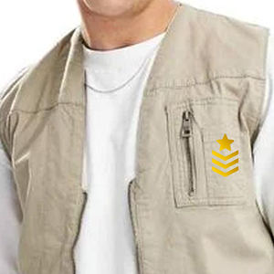 Chaleco DE SEGURIDAD transpirable con cremallera completa para verano, chaleco de carga para hombre de longitud Regular de secado rápido para exteriores - Product Image 5