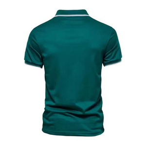 Polo de Alta Calidad con Logotipo Personalizado, Cierre de Cremallera 1/4, Sublimación, 180 Gsm, Algodón, Camiseta con Cuello para Golf, para Hombre - Product Image 5