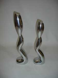 เชิงเทียนตกแต่งโบราณแฟนซีที่มีความได้เปรียบในการออกแบบที่ทันสมัยทันสมัยพร้อมนิกเกิลสำหรับตกแต่งบ้านและห้องนั่งเล่น - Product Image 4